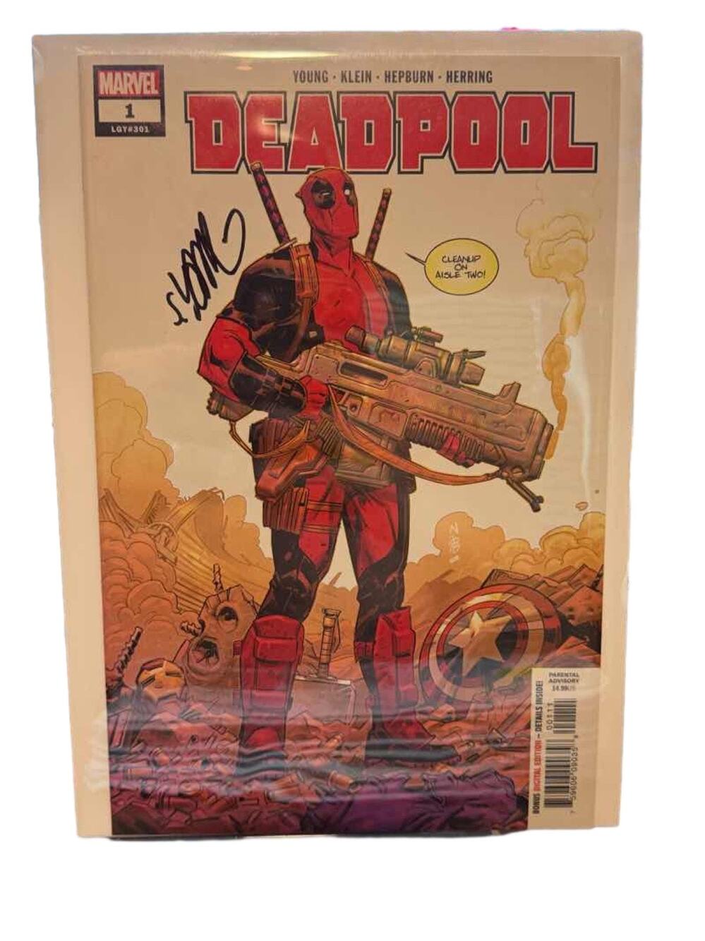 Deadpool Legacy 301 Nic Klein Cover Marvel Comics 2018 Signed Scottie Young